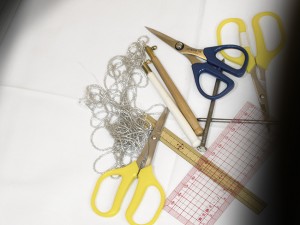 リュネビル刺繍の道具