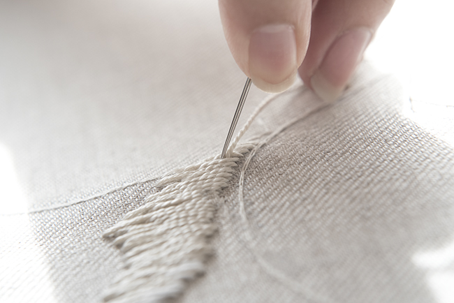 糸　オートクチュール　刺繍